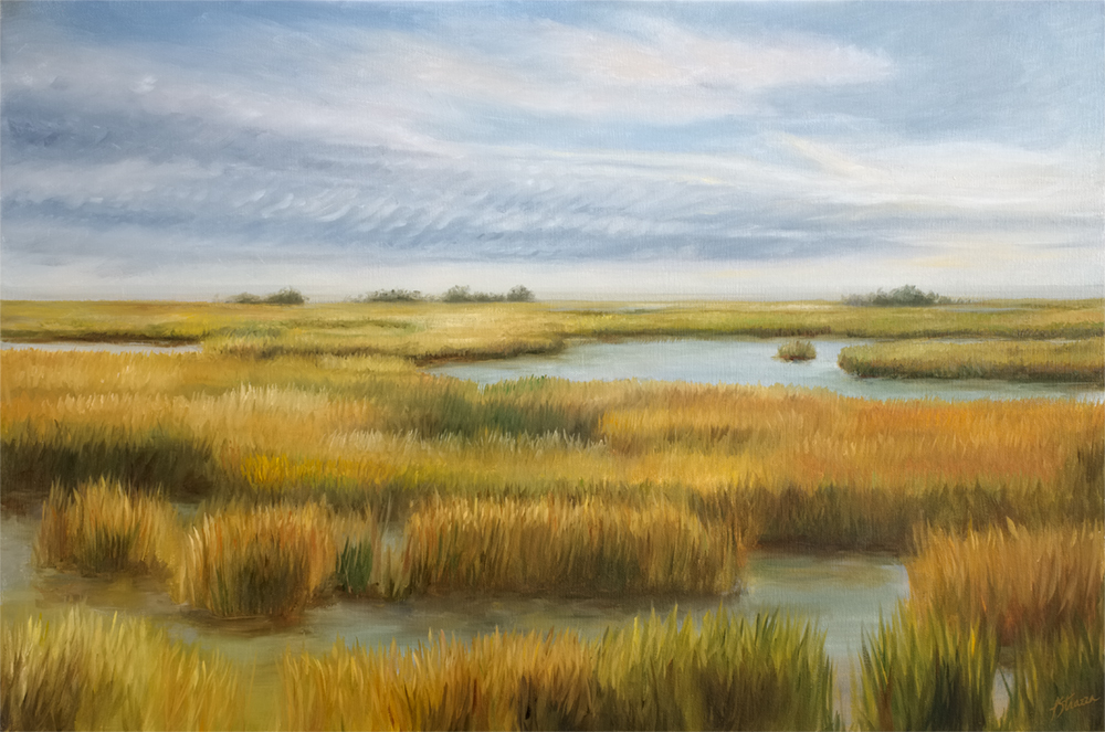 Carolina Salt Marsh by Lisa Strazza