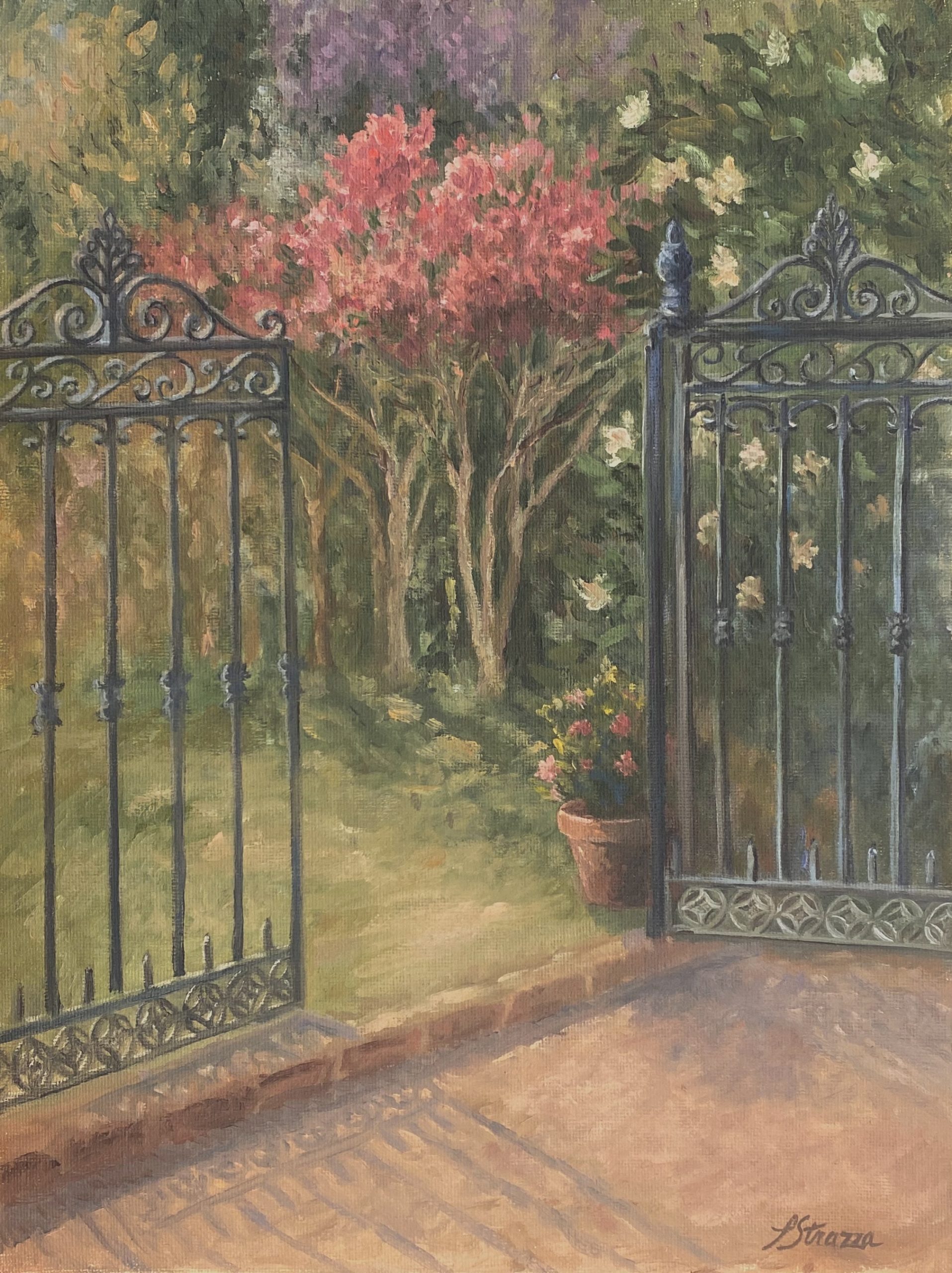 Southern Garden painting by Lisa Strazza