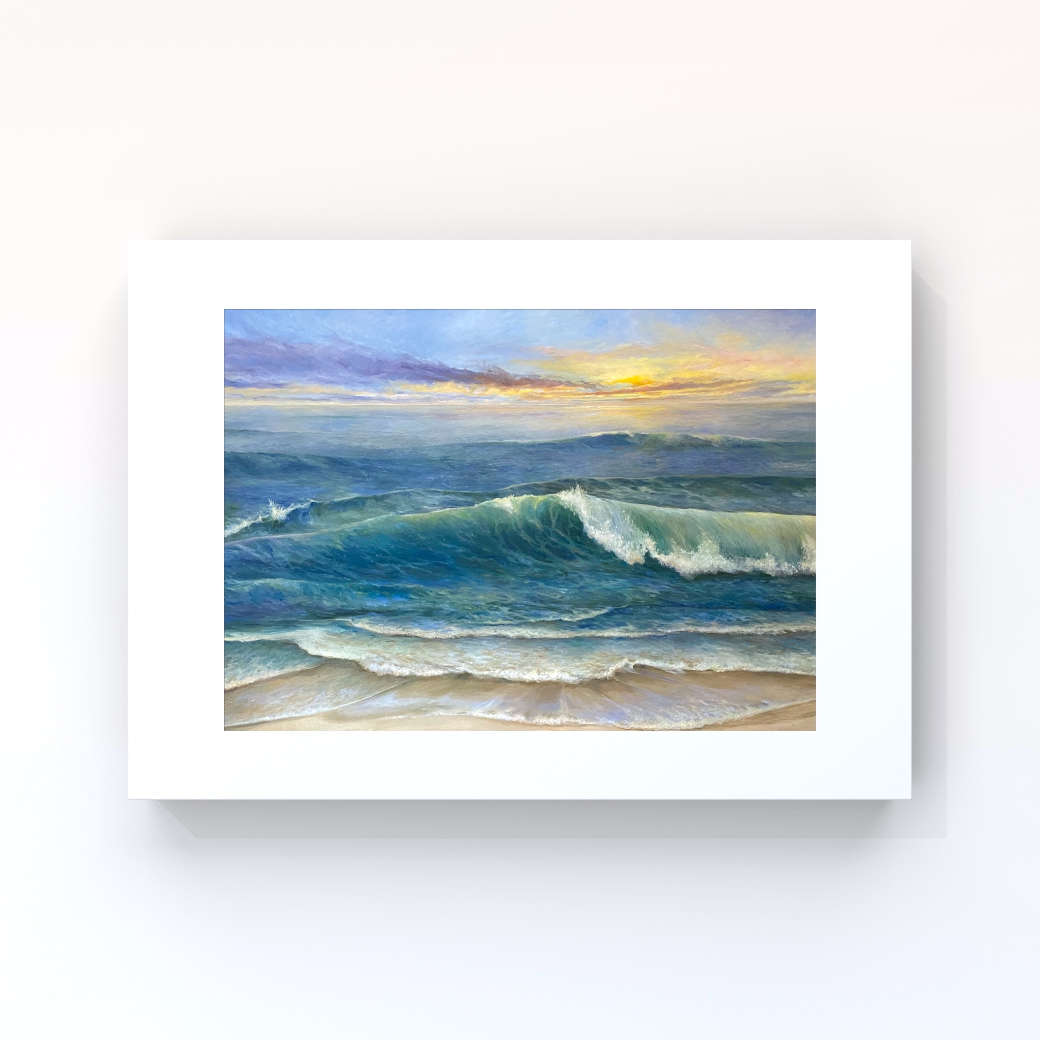 Carolina Surf Print by Lisa Strazza